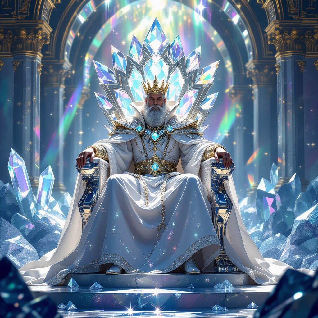 King of Diamonds in Baroque Fantasy Style