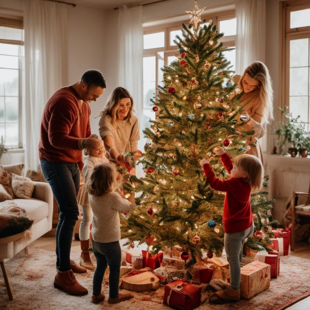 <lora:Goths:1.0> <lora:EthierUnreal V1:1.0> family decoratin...