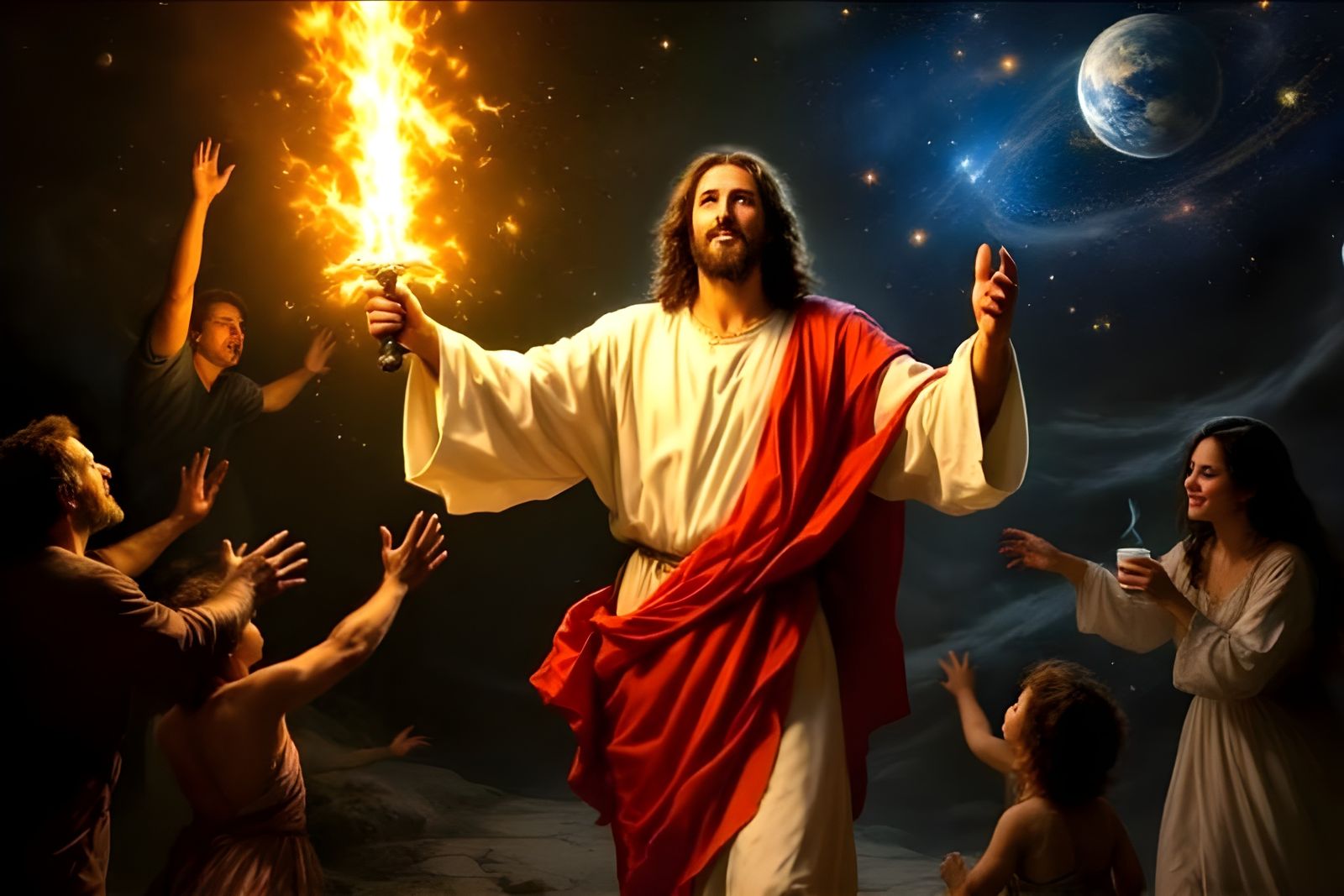 Christ with Flaming Sword: A Dramatic Allegory