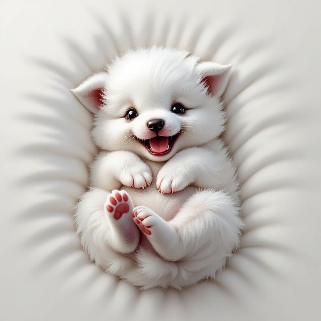 A white Tasmánský čert
 baby