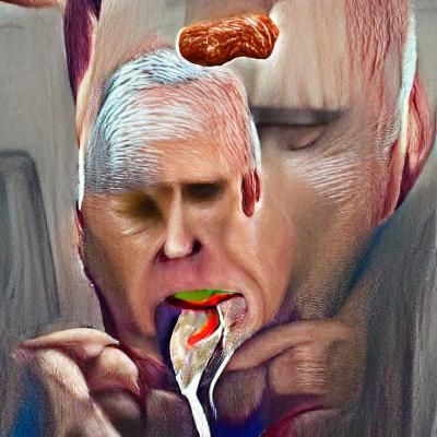 Image of a Person Eating Themselves
