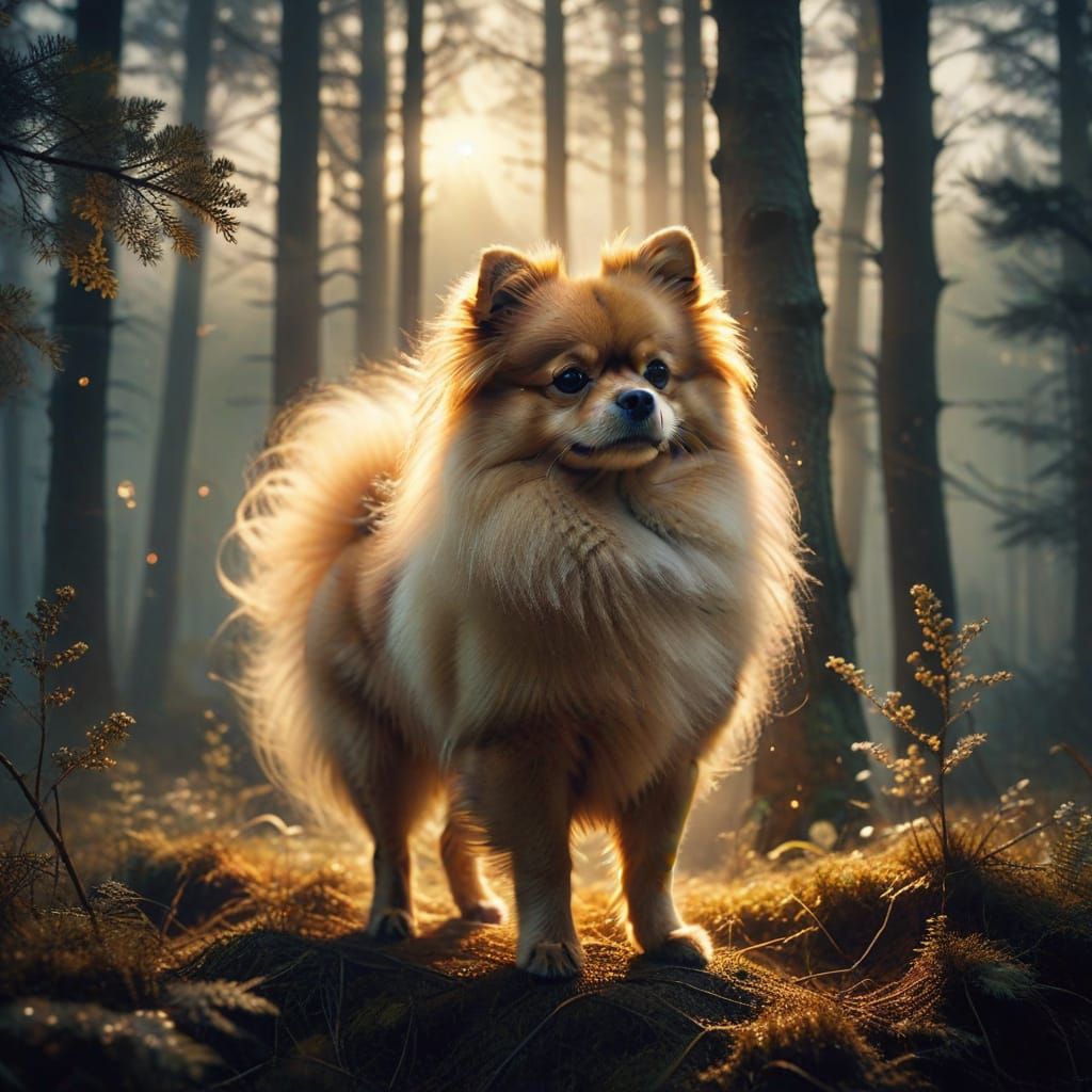 Pomeranian portrait