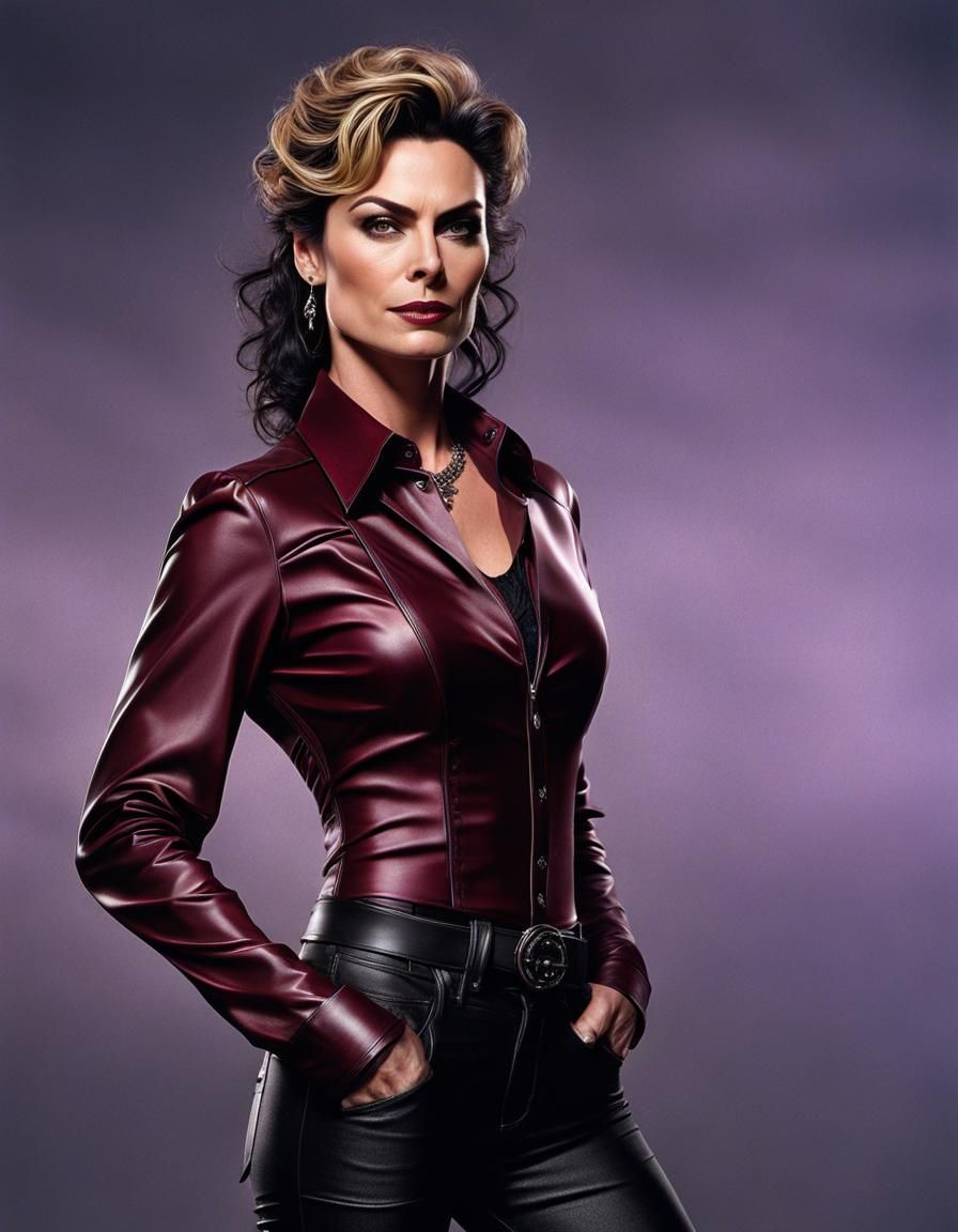 Michelle Forbes as Rockstar Model in Ultrarealism