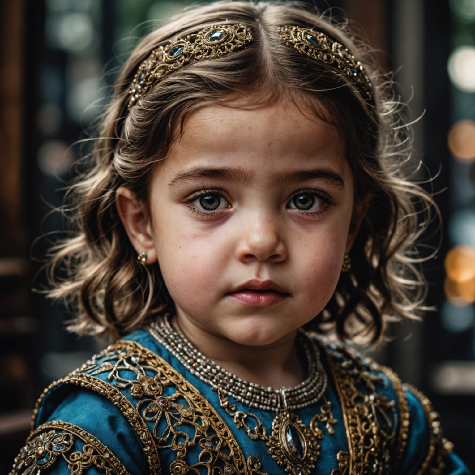 Hyperrealistic Portrait with Intricate Details in HDR