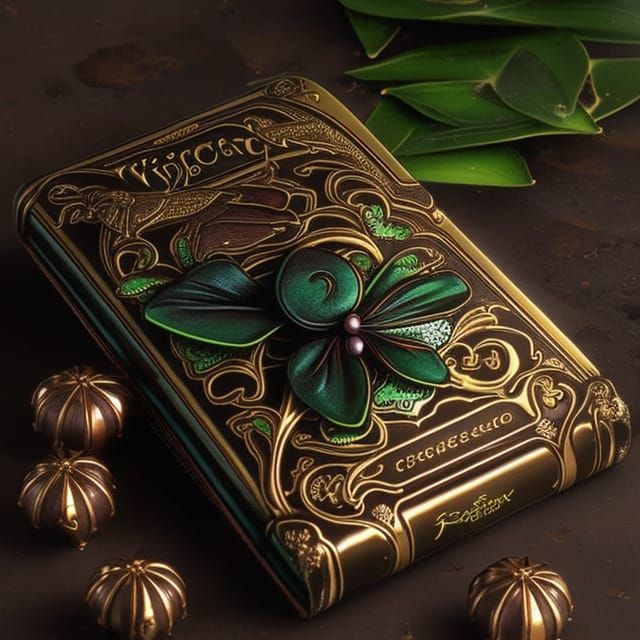 Victorian Chocolate Frog: Hyperrealistic Ephemera