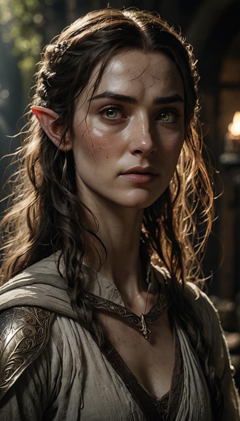 Middle earth, LOTR, Lord of the Rings, Elf Girl