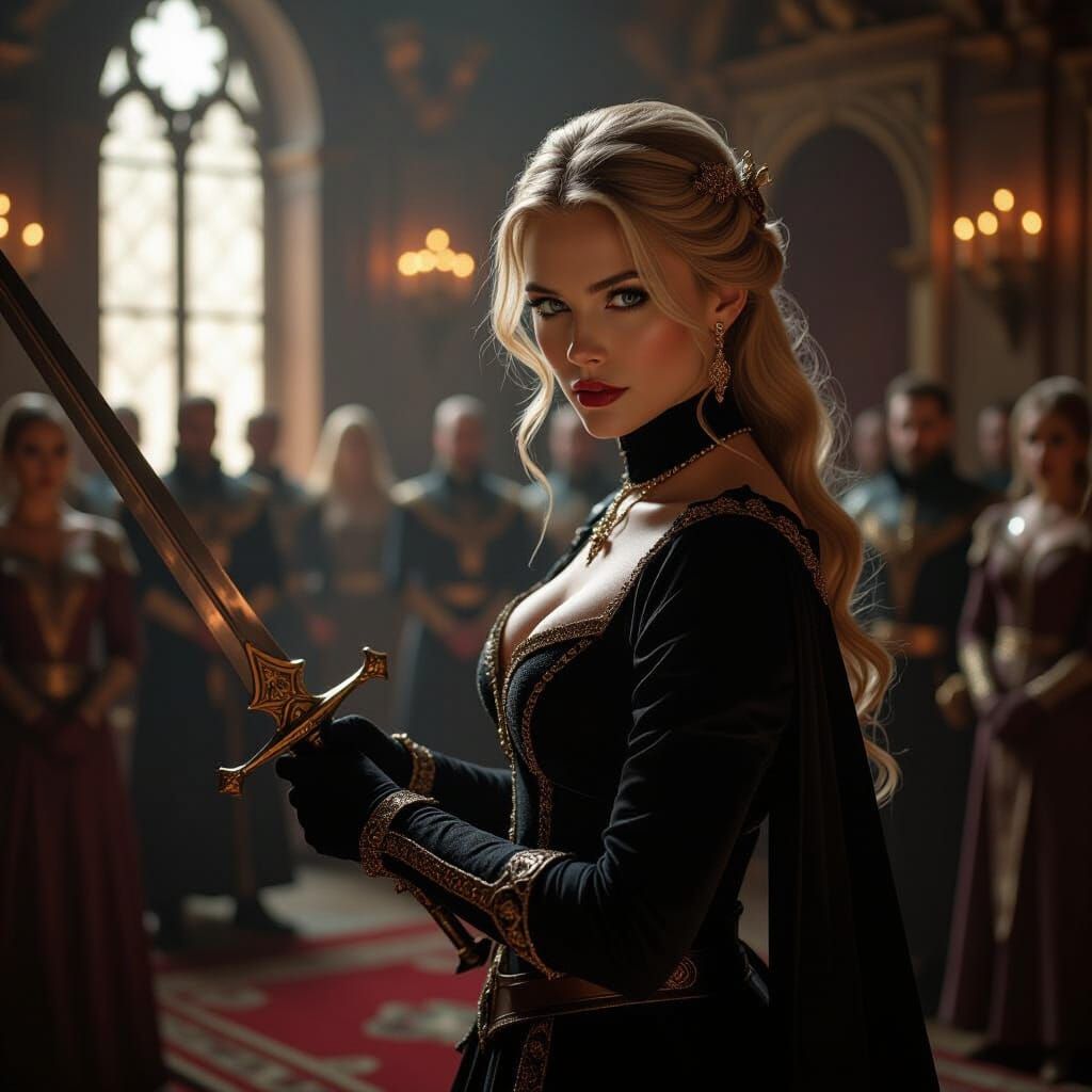 Epic Confrontation in Hell: Cinematic Film Still