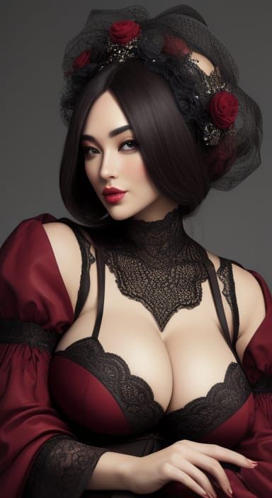 Sensual Portrait in Rich, Lush Colors