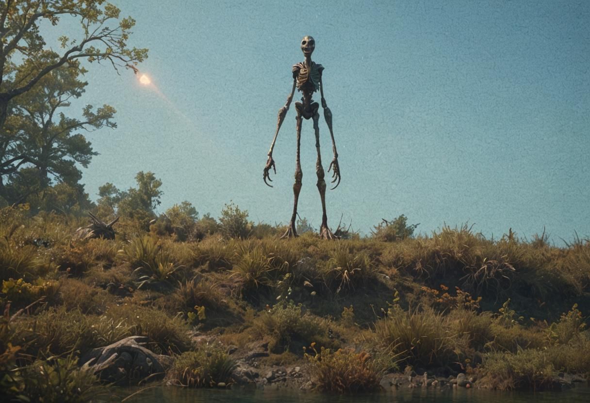 Hyperrealistic SirenHead Cryptid in 8k Resolution