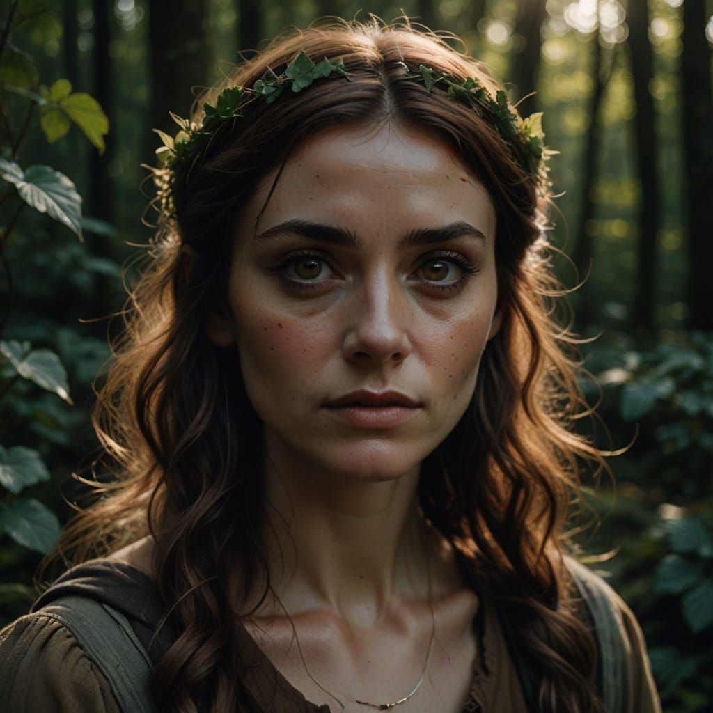 Irish Fairy Portrait in Hyperrealistic Style