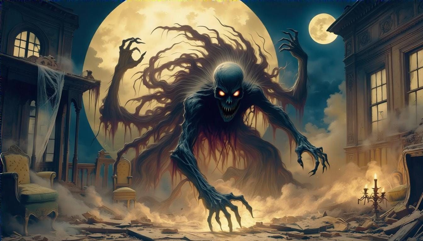 Terrifying Poltergeist Haunts Dilapidated Mansion