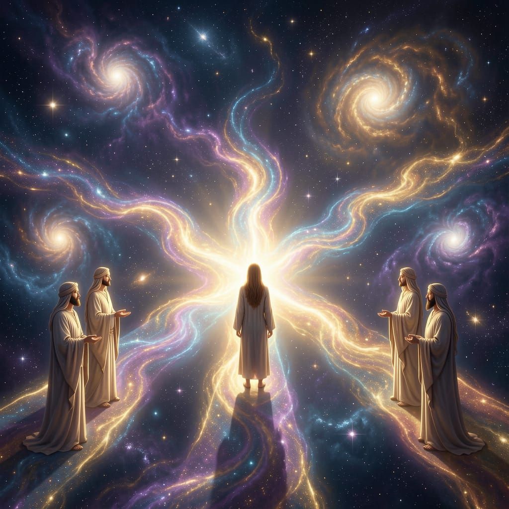 Cosmic Crossroads: Soul Contemplates Life Choices in Nebula ...