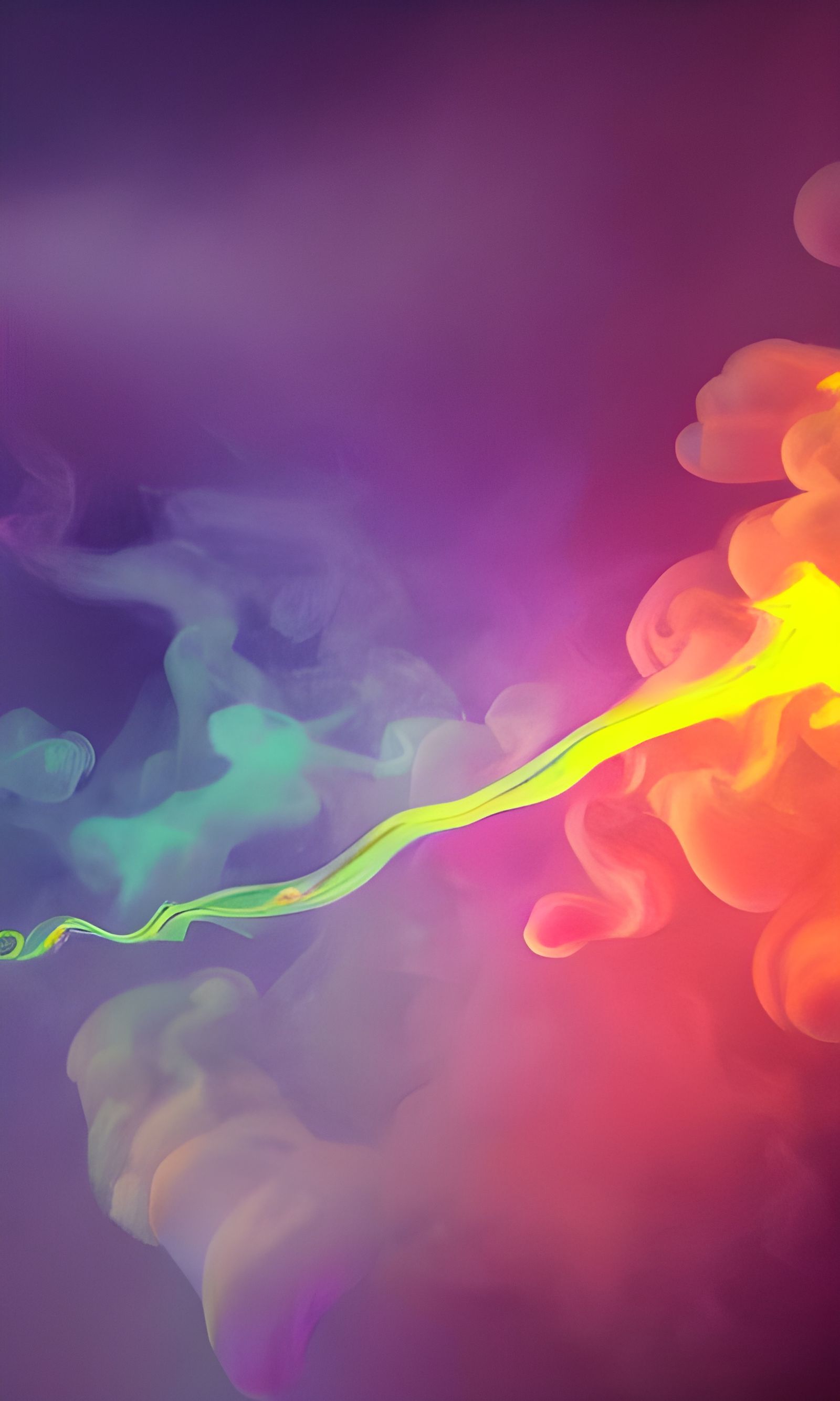 Dopamine: Multicolored Smoke with Gold Flecks
