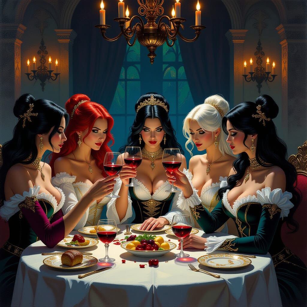 Fantasy Feast: All-Female Adventurers Toast