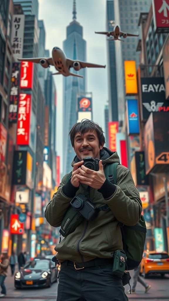 Photographer Captures Futuristic Metropolis in Cyberpunk Sty...