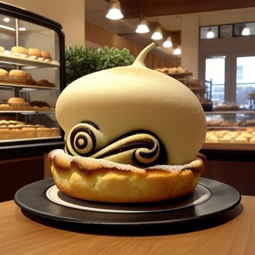 Snail-Shaped Pastry: Whimsical Food Art