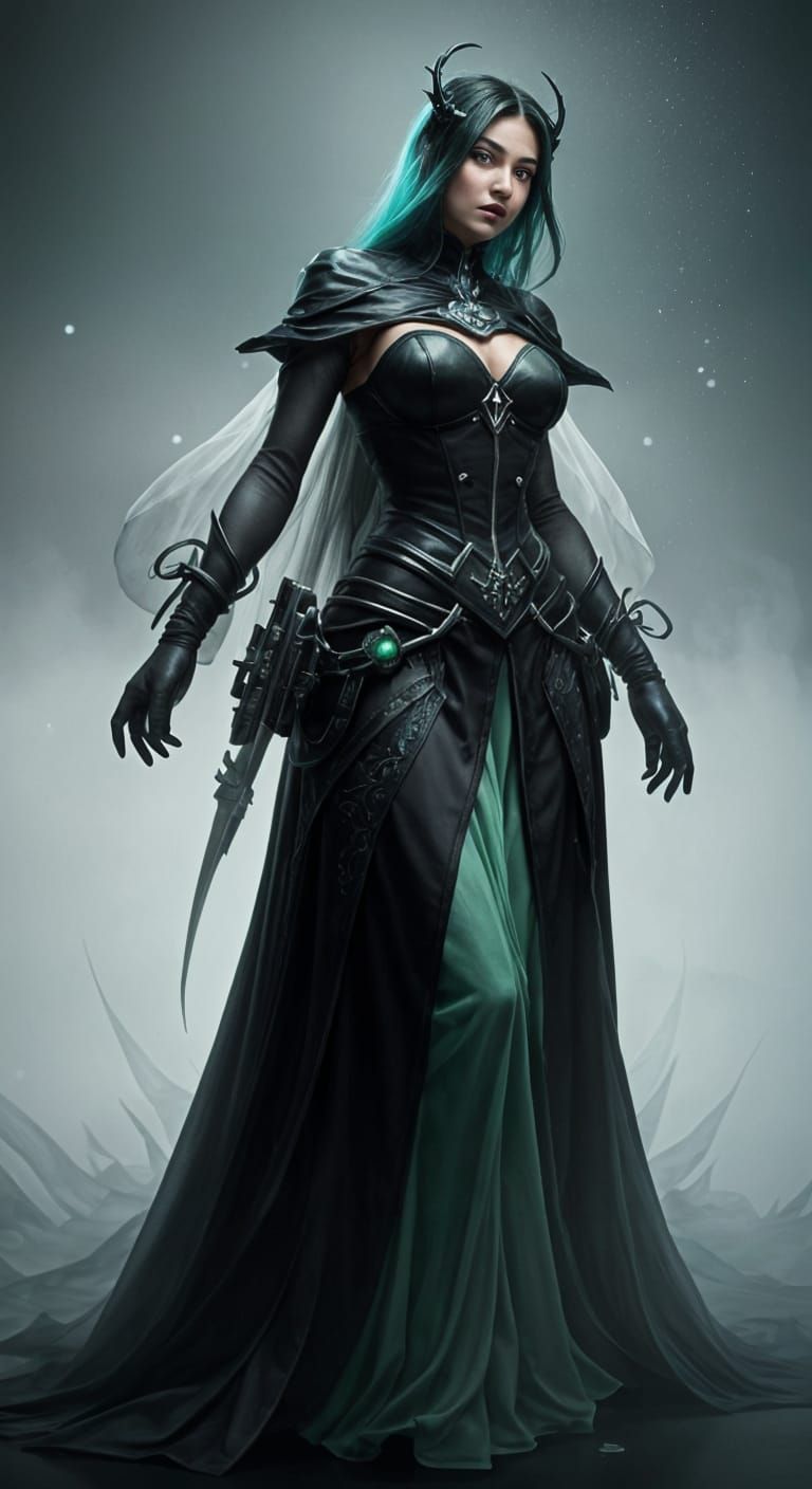 Jade Chan as Ghost Girl in Graffiti Art Style