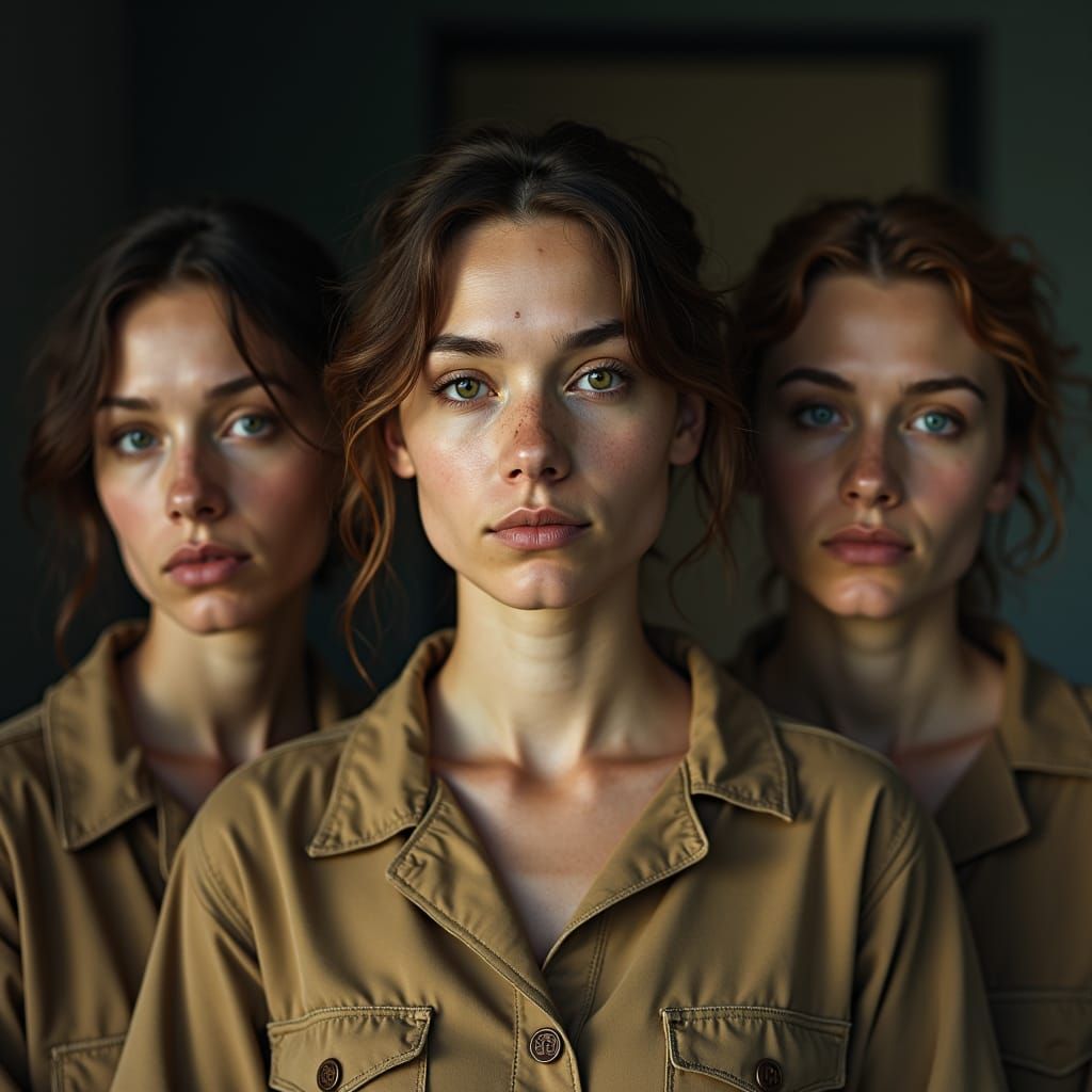 Three Women in Prison: An Emotive Portrait