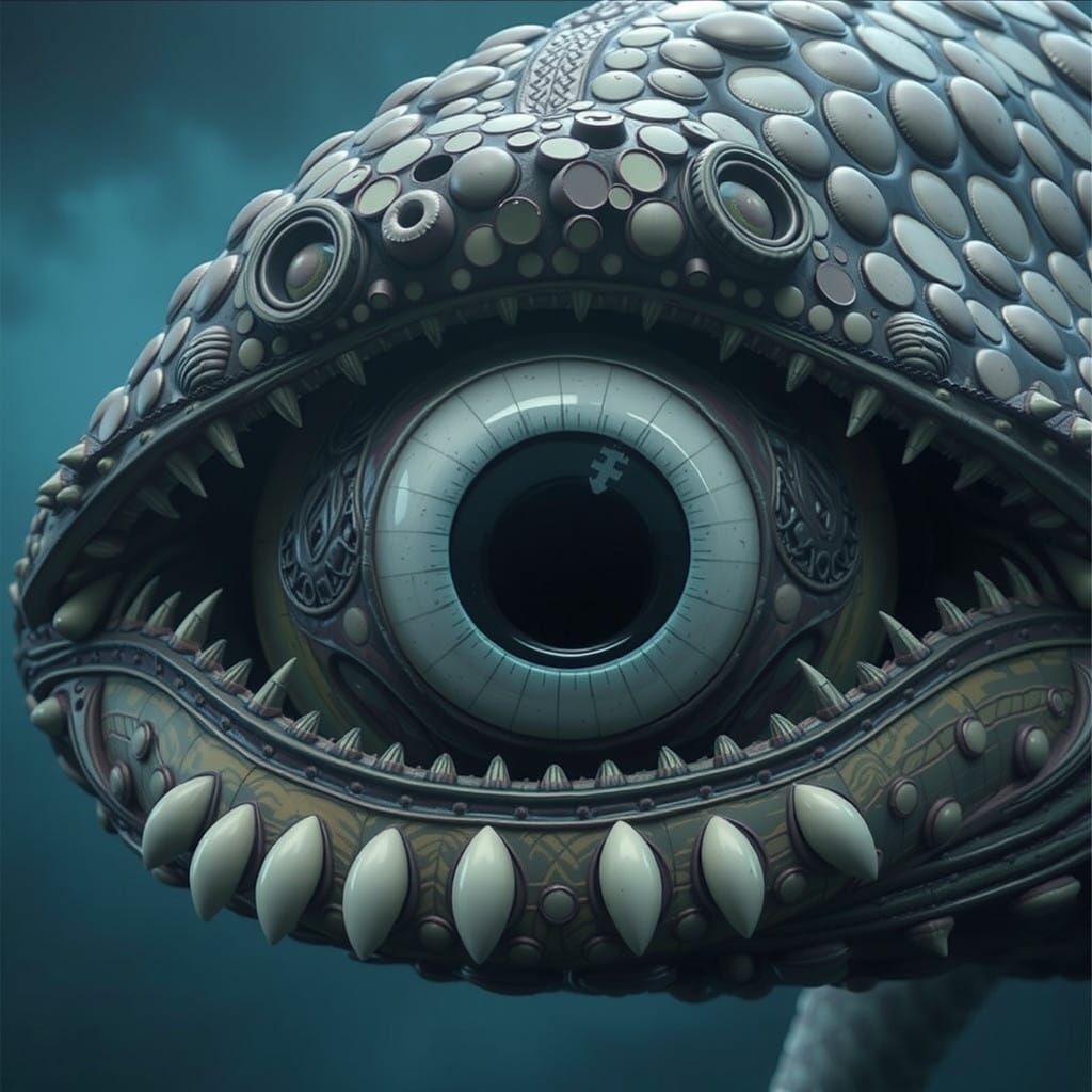 Ethereal Monstrosity Exudes Ominous Horror