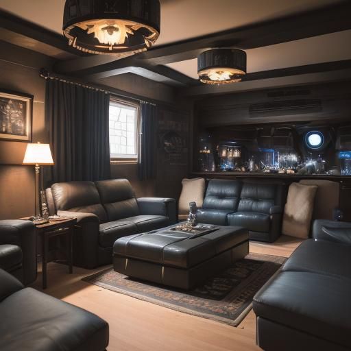 Star Wars Smuggler's Man Cave: Professional Photography