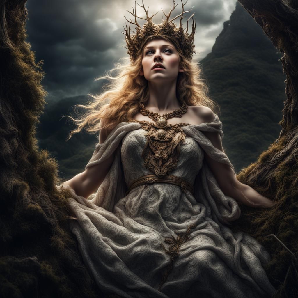 Freyja Reborn: A Hyperrealistic Vision of Nature