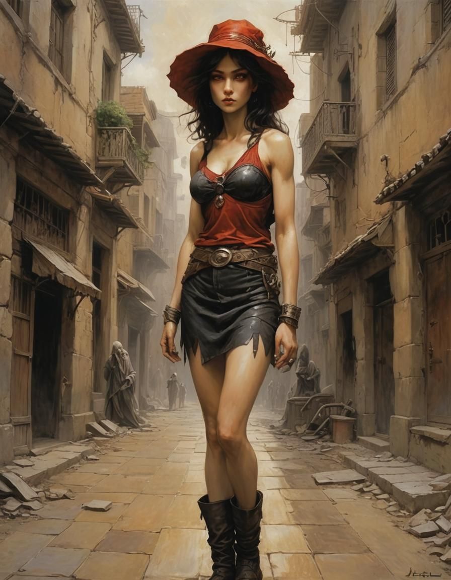 Lilith: 3D Anime Art Inspired by WLOP