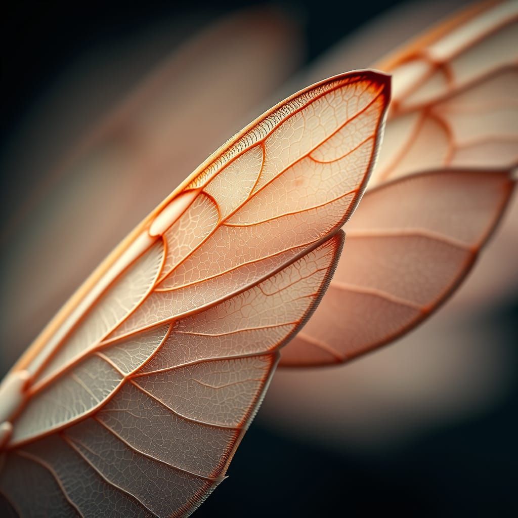 Hyperrealistic Wings with Intricate Details