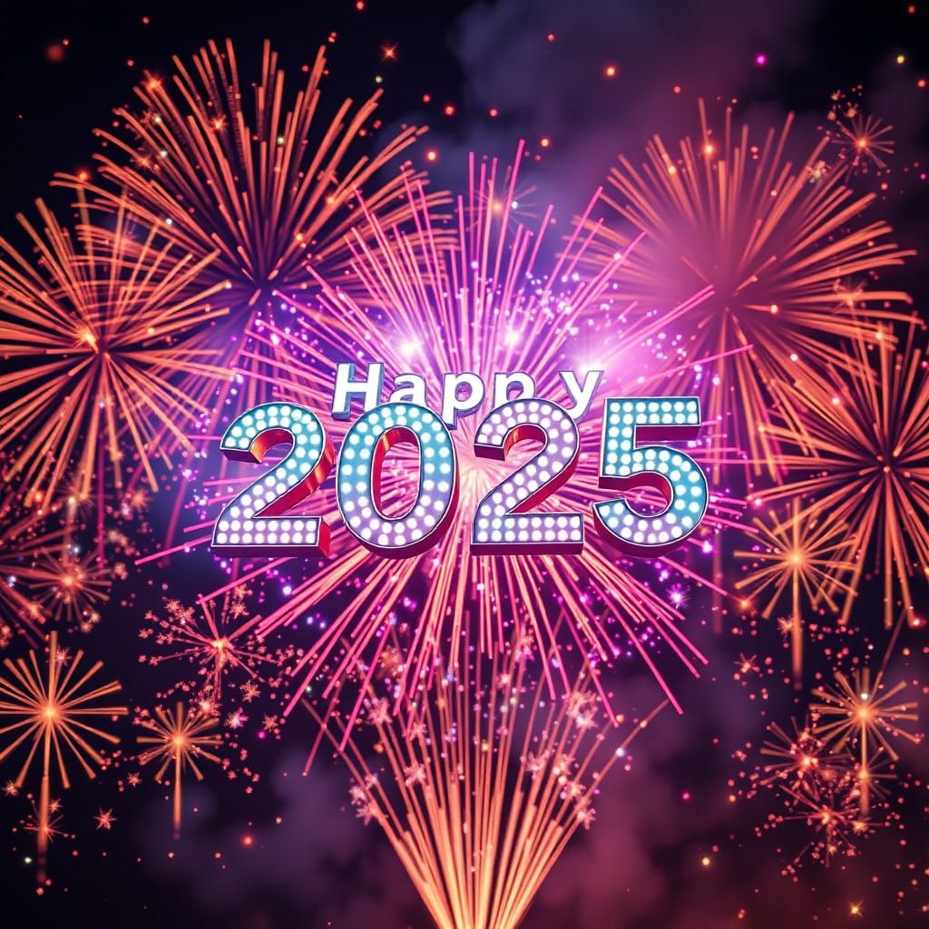 Vibrant Fireworks Celebration in 2025