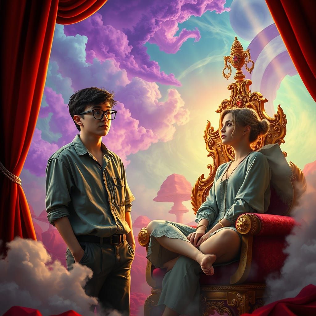 Philosophical Nerd Engages Miley Cyrus in Dreamlike Existent...