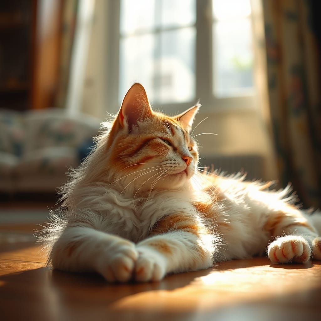 Cats as Divine Beings in Heavenly Light