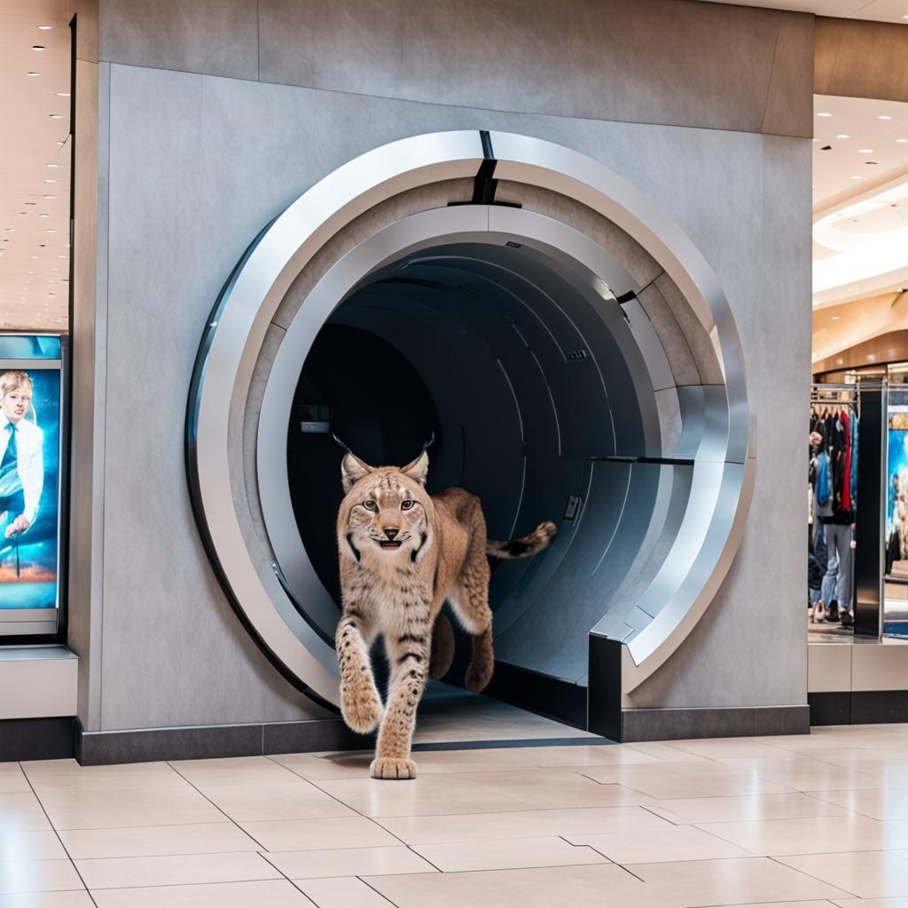 Lynx Enters Portal in Shopping Mall