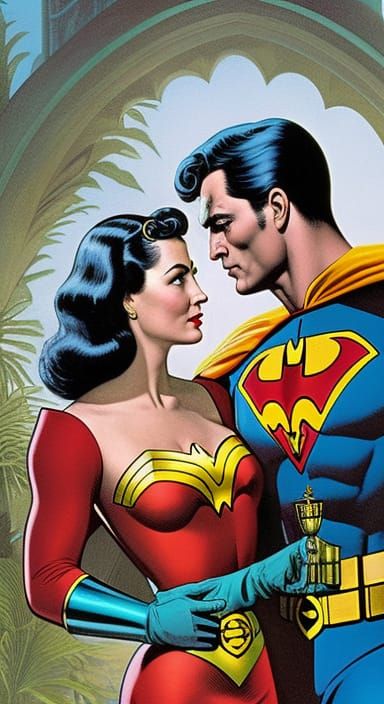 The Wonder Woman and Batman of Zur-En-Arrh