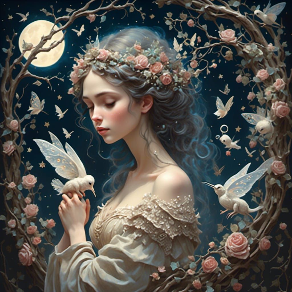 By the soft light of the moon