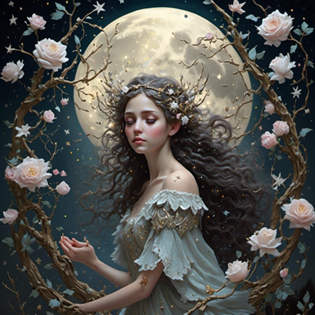 By the soft light of the moon