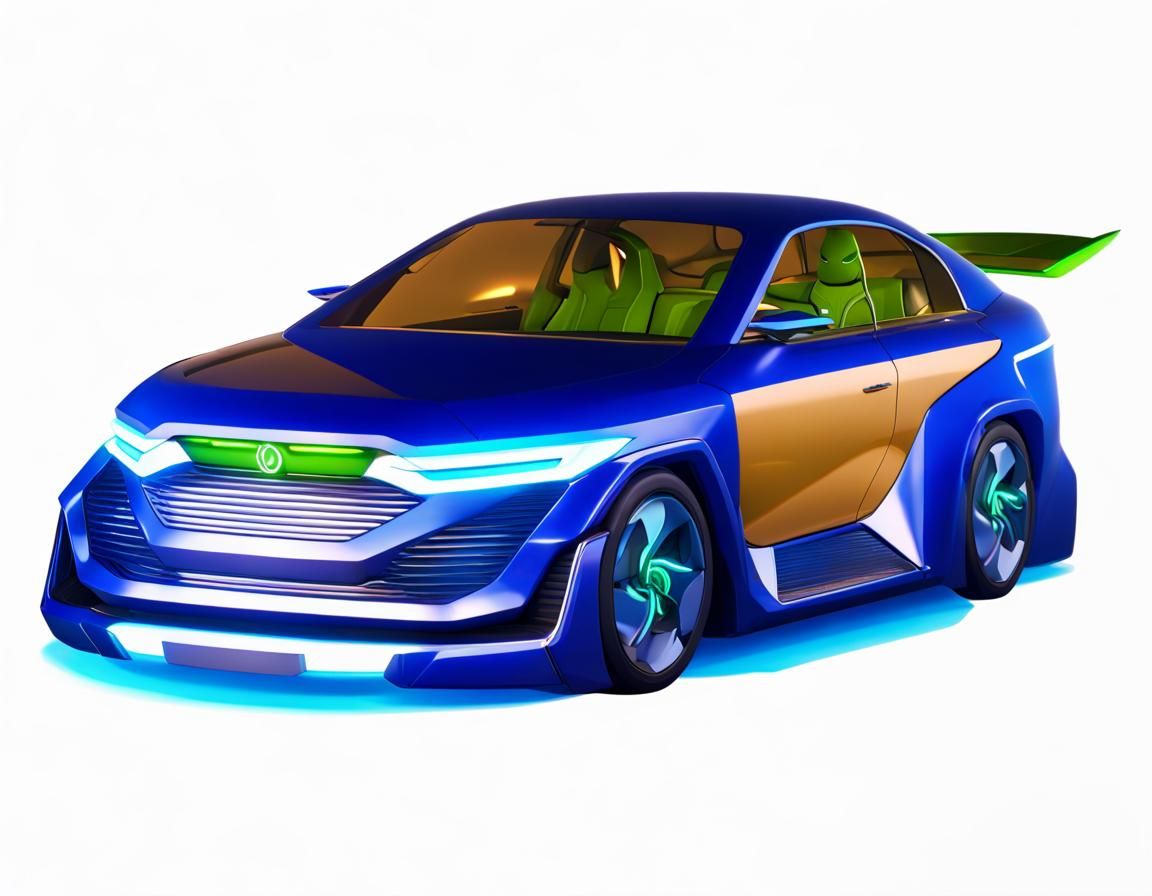 Futuristic Stinkfly Concept Car in 3D