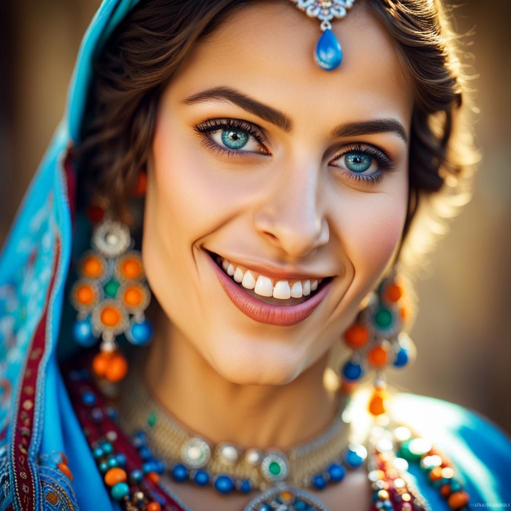 Algerian Women with Traditional Kabyle