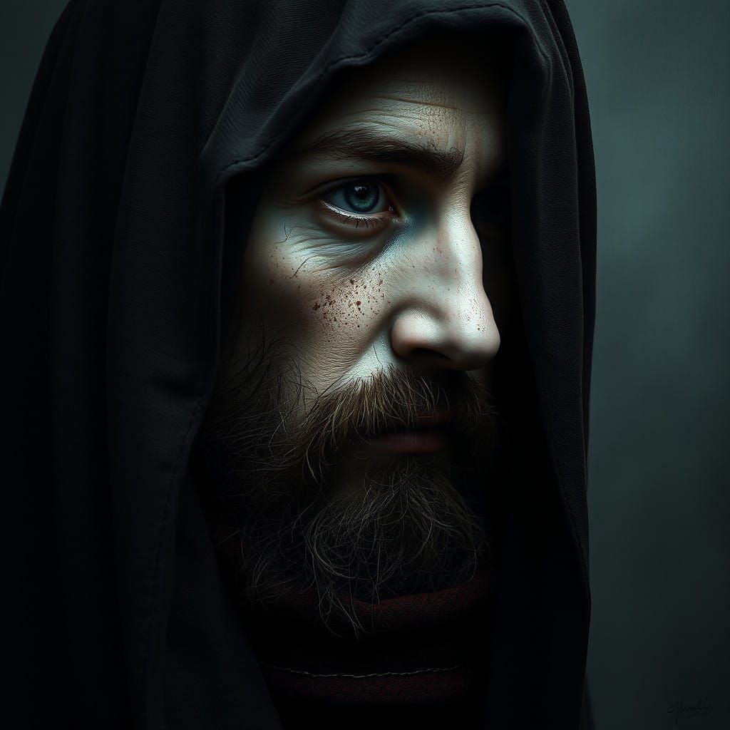 Dark Surreal Portrait in Fine Art Style