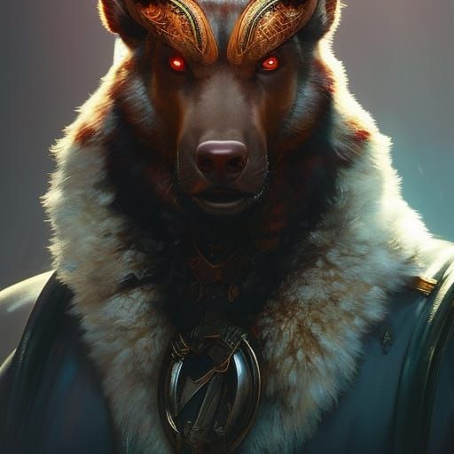 Deadly Jaguar Portrait in Hyperrealistic Digital Art