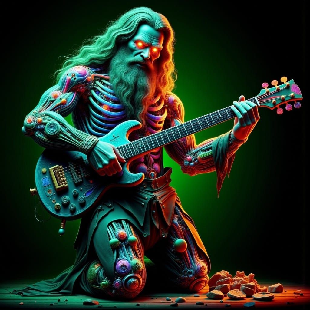 Argument in Living Room with Experimental Colors