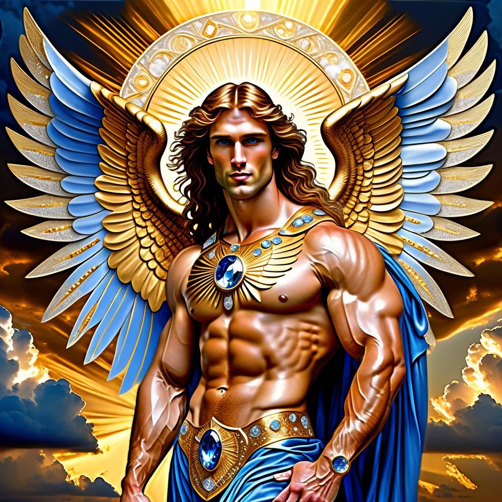 Pre-Raphaelite Archangel Michael