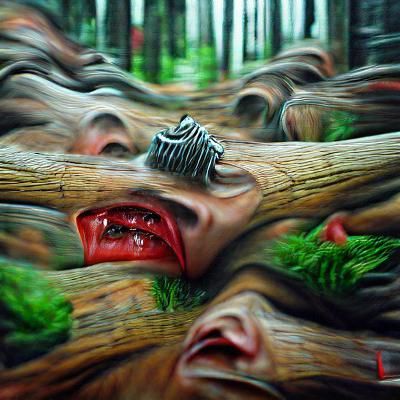 Surreal Hyperrealistic Forest in 8K Resolution
