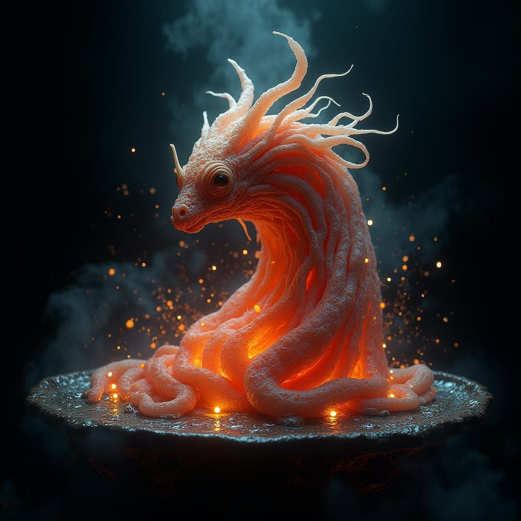 alien food called 'Mulier quae pedit'