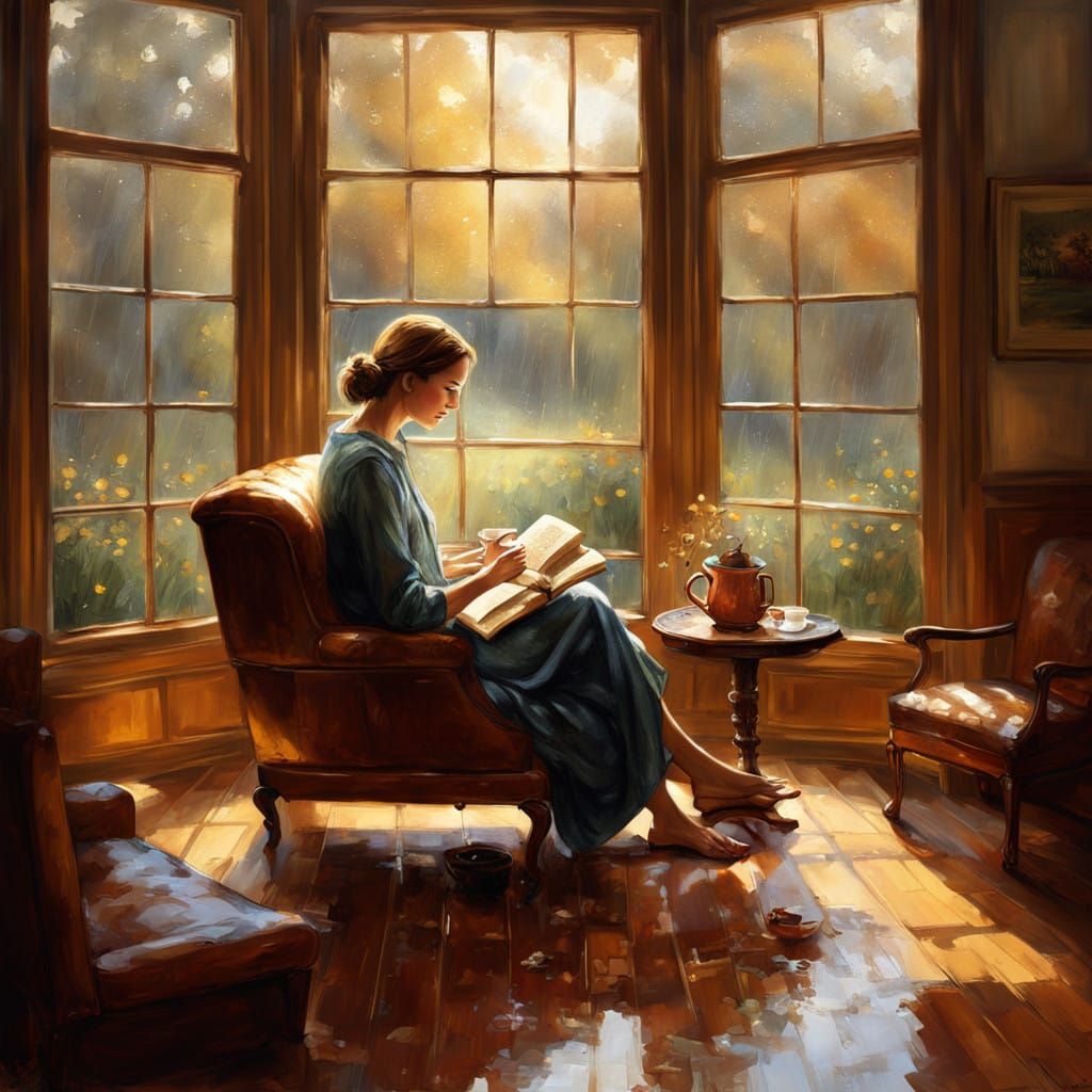 Cozy Afternoon in Warm Golden Light