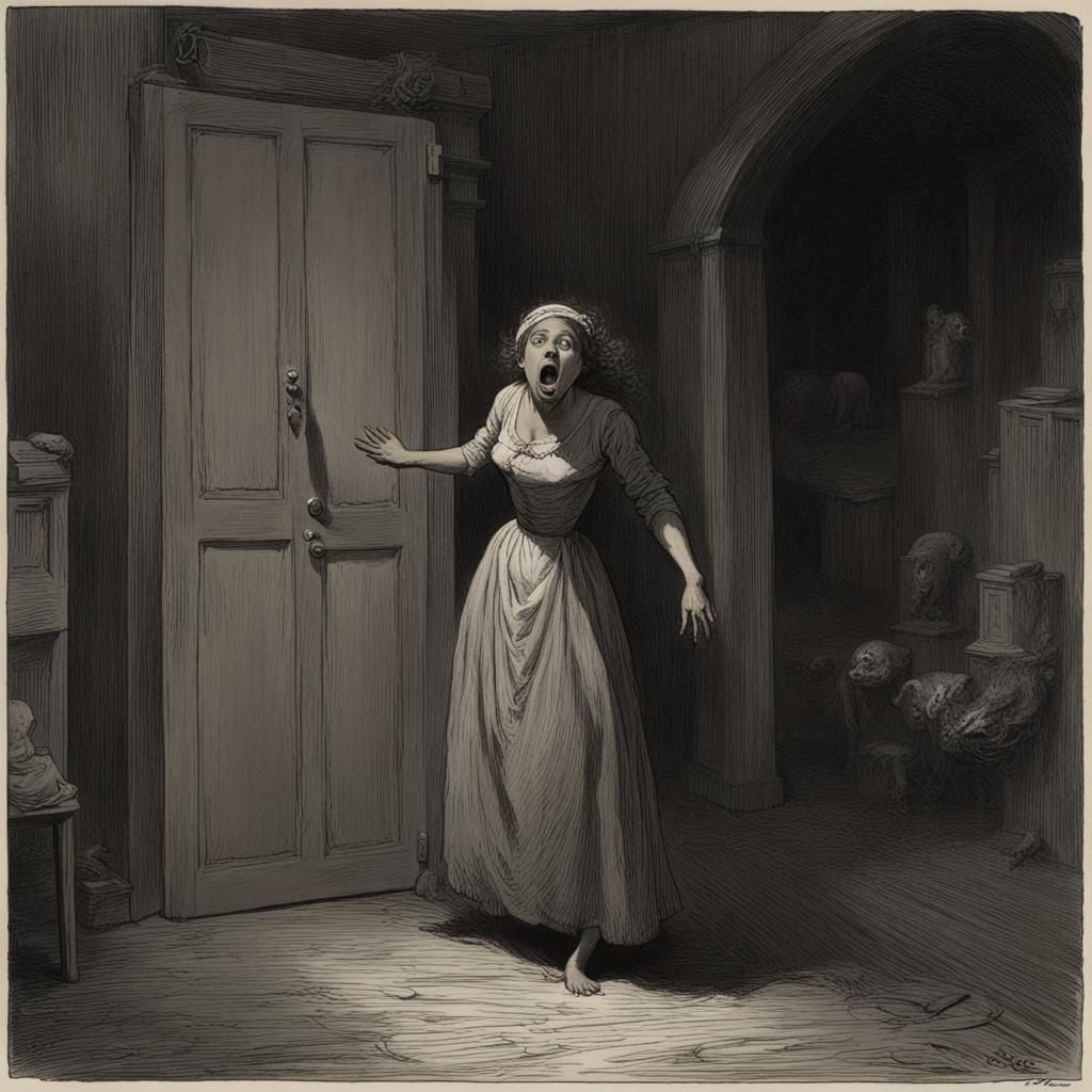 Terrifying Portrait Inspired by Jazmin Bean