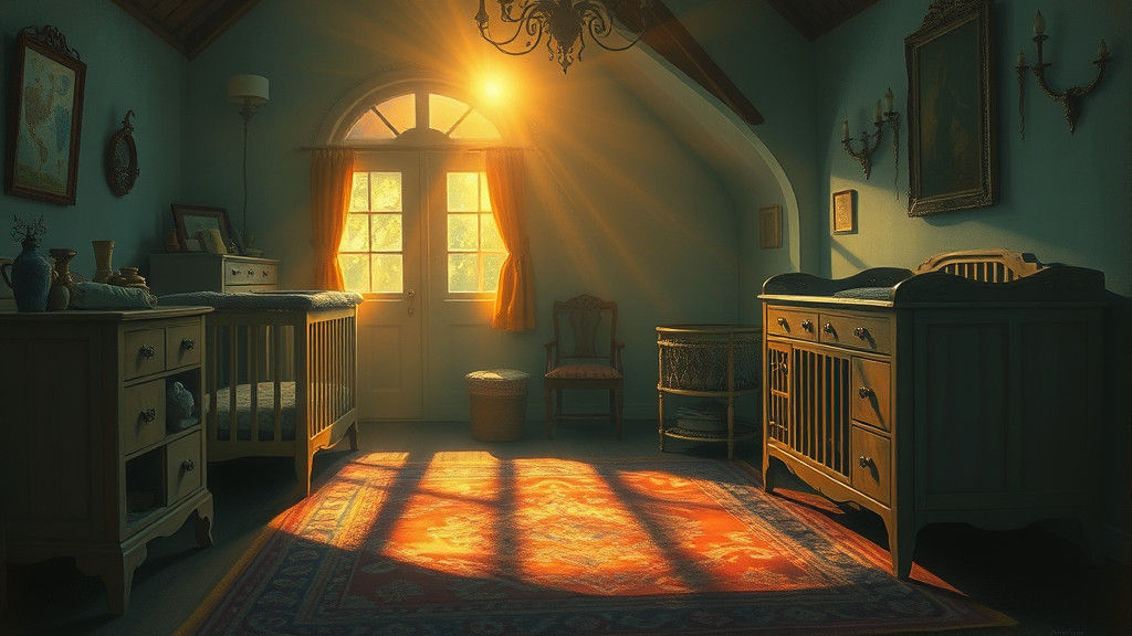 Dreamlike Nursery Scene in Gurney Style