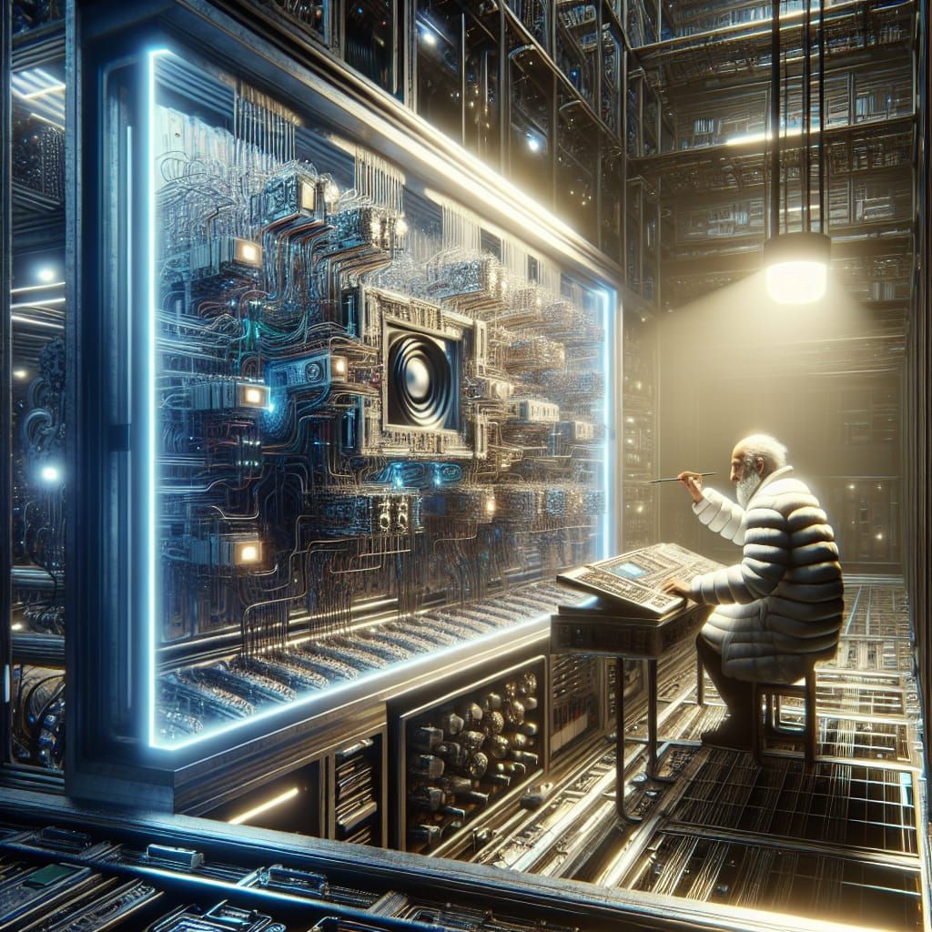 The AI-generator has become old and cold, but tries to satis...