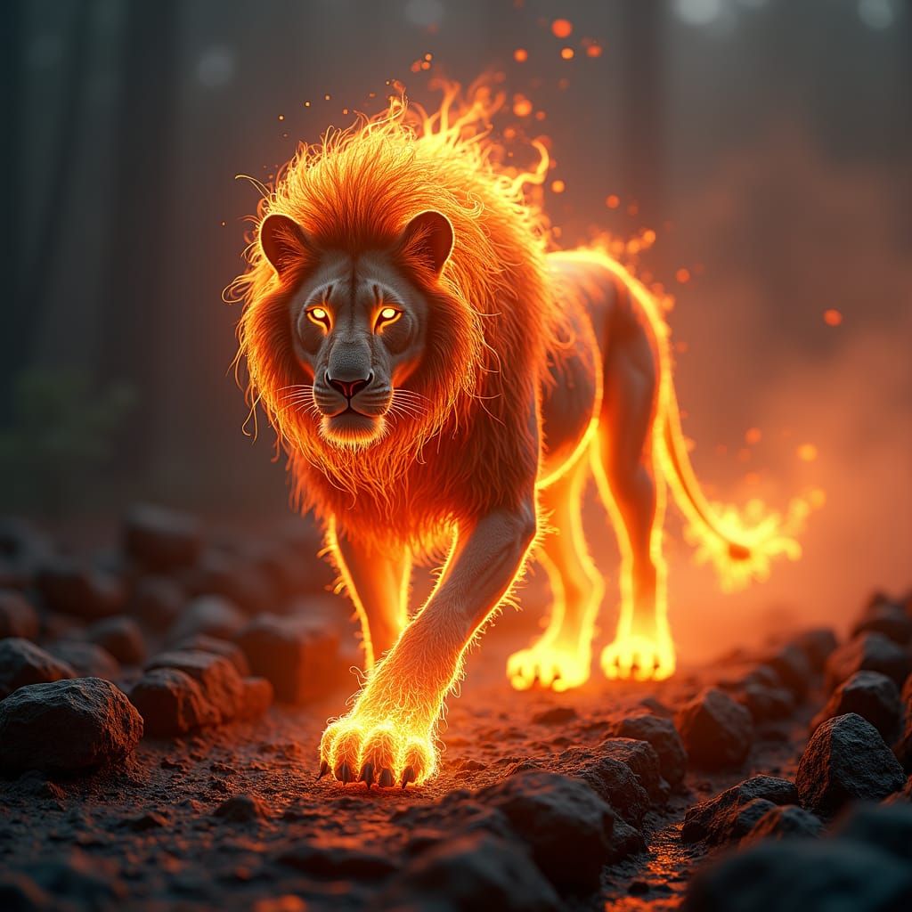 Cool lion