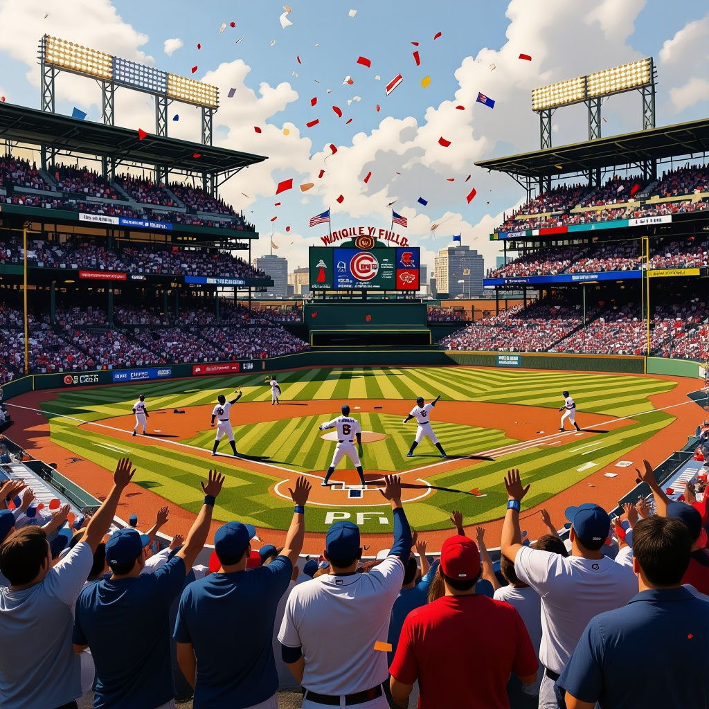 Wrigley Field: Cubs Win World Series, Aerial View