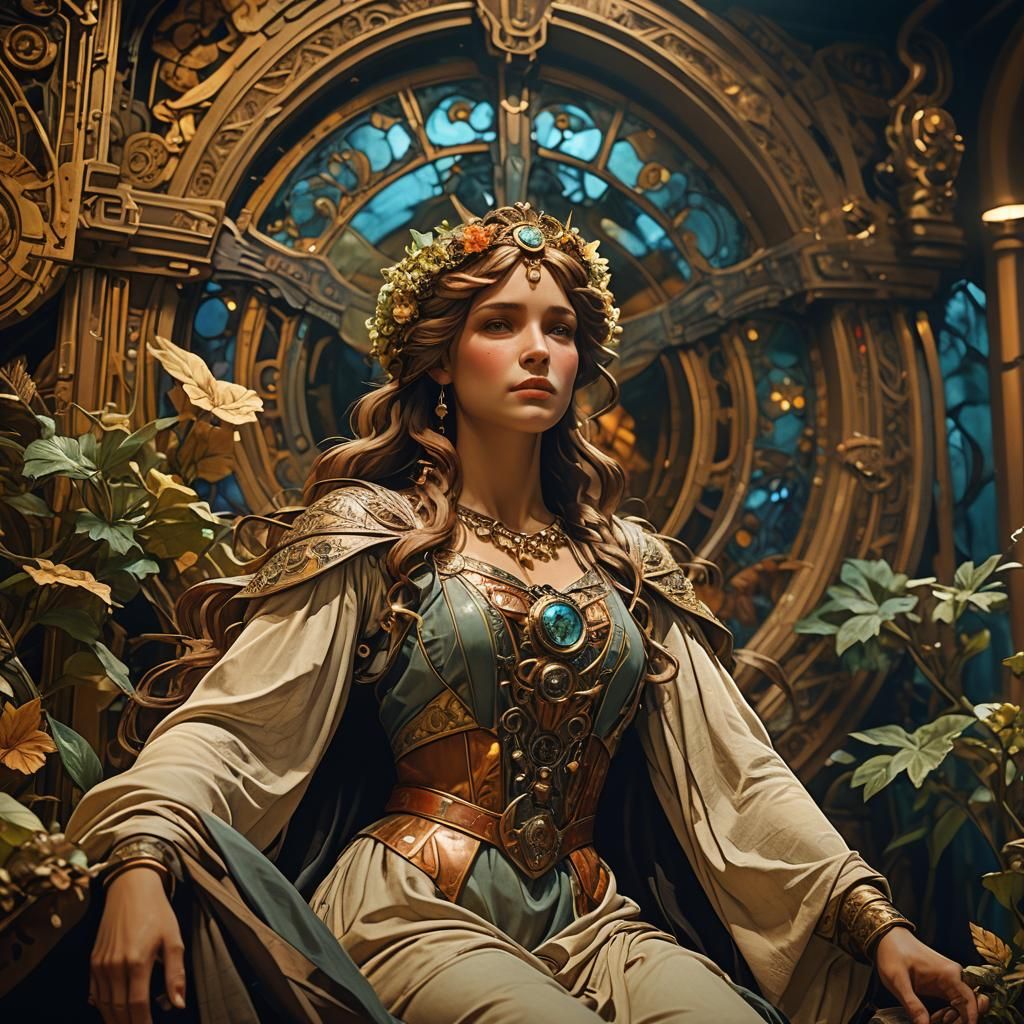 Meeting in Safety: Detailed Cinematic Scene