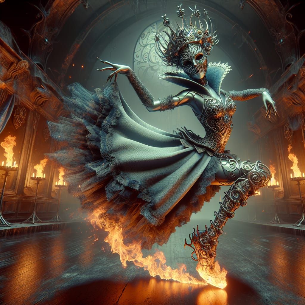 The Evil Queen Dancing In Burning Hot Metal Slippers